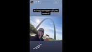 Jeff Cobb's Instagram Story (Image via Jeff's Instagram handle)